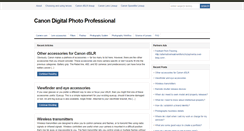 Desktop Screenshot of canon-digital-photo-pro.com